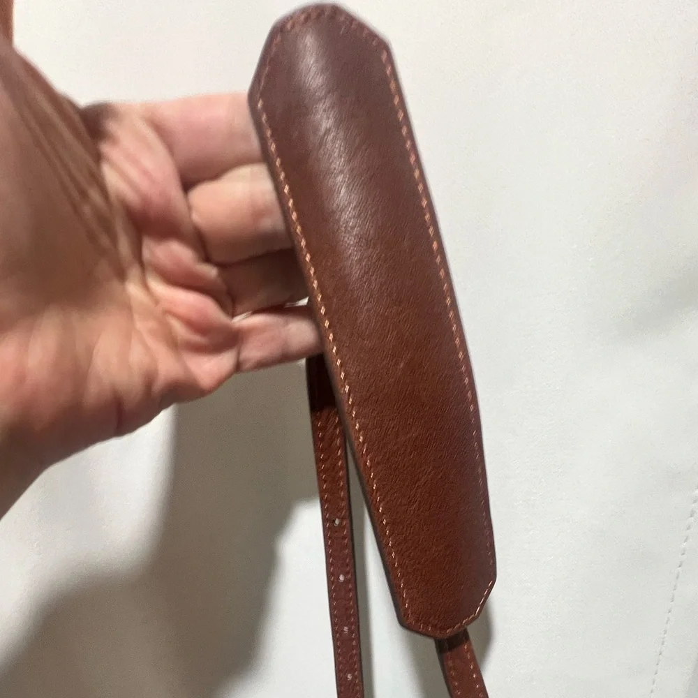 Aimee Kestenberg Quilted Leather Crossbody Tan Gold Chain Top Handle Bag